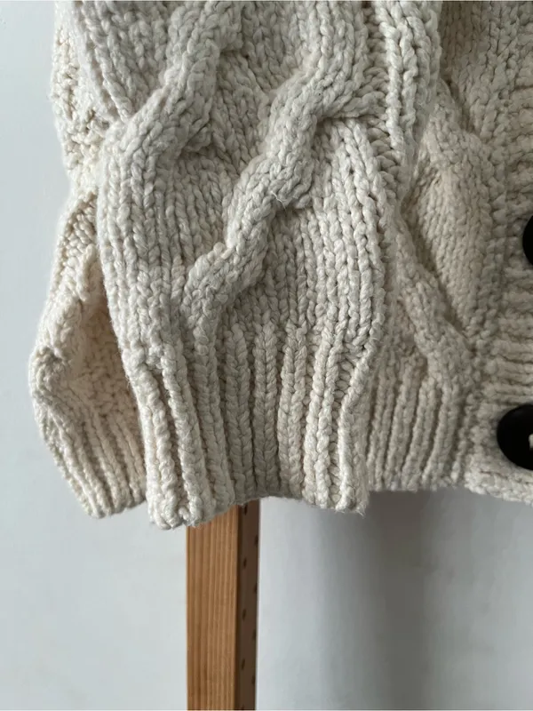 Free People Bonfire Cable Knit cardigan - Image 6