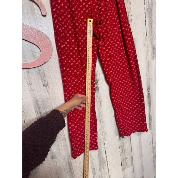 Calvin Klein red pajama pants size small - Image 7