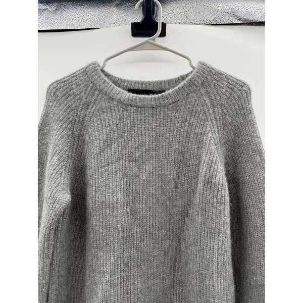 Jenni Kayne Cashmere Sweater Size Medium Gray 100% Women's Long Sleeve Luxe Cozy - Image 2