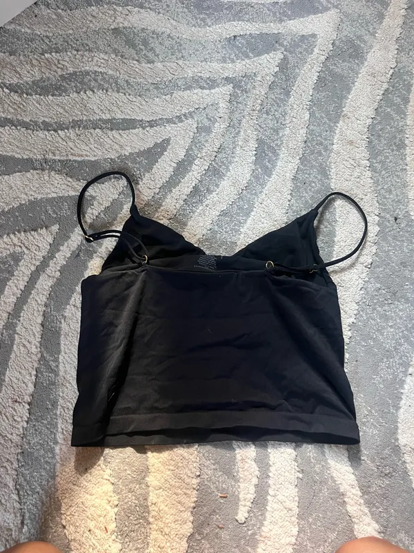 Anthropologie basic black tank - Image 2