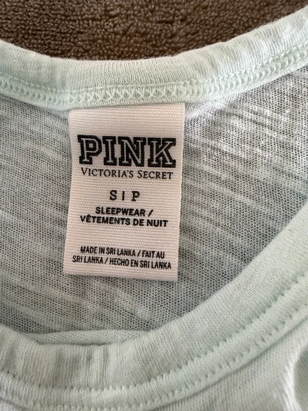 Mint Green Victoria's Secret PINK Tank Top - Image 4