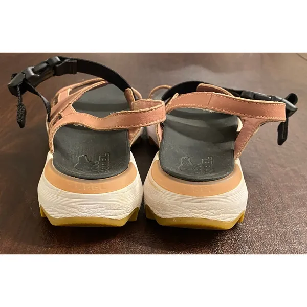 Sorel Kinetic Impact Slingback Sandals Pink Black Chunky Sz 8 Gorpcore Hike Walk - Image 3