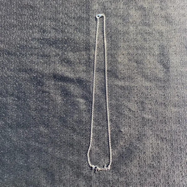 💎🩶 Vintage Y2K 2000s NWT Fender Monogram Statement Silver Tone Metal Pendant & Ball Chain Necklace $19.99 🩶💎 - Image 5