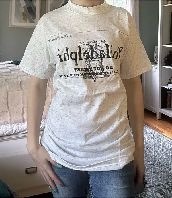 philadelphia movie film crew tshirt - Image 2