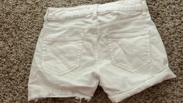 Daily Rituals White Denim Cutoff Jean Shorts - Image 3