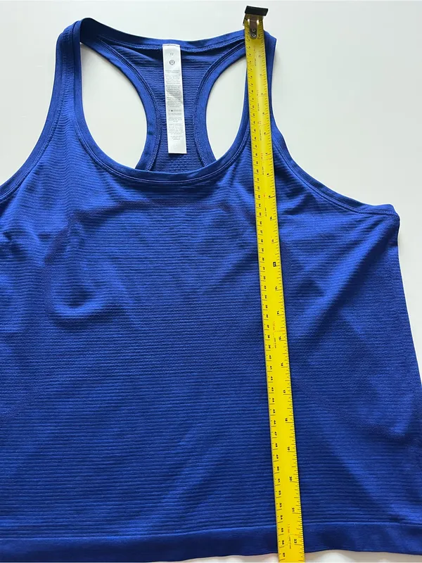 lululemon athletica Swiftly Racerback Tank Top 2.0 Beach Ball Blue-Size 12 - Image 7