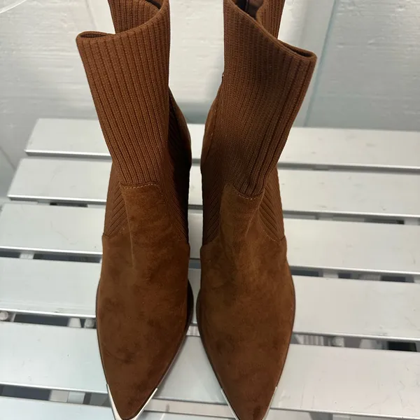 Steven by Steve Madden Reeve Suede Sock Booties Size 8 M NWOT - Image 3