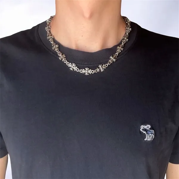 Cross Link Chain Necklace for Men Women Punk Hip Hop Streetwear Unisex Necklace - Image 7