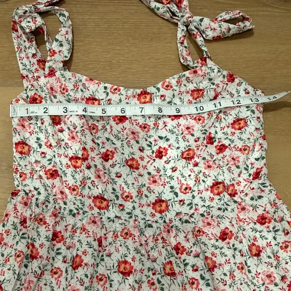 Red Dress Boutique Floral Mini Dress - Red and White - Image 5