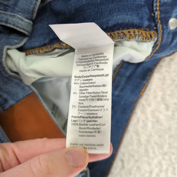 J.Crew High-rise Vintage Straight Leg Jeans Distressed AN018 Women's 31‎ Stretch - Image 9
