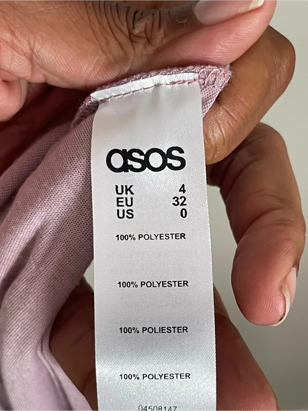ASOS | Mauve Purple Spaghetti-Strap Pleated Maxi Dress Sz 0 - Image 11