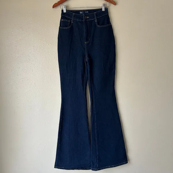 Boden Denim High Rise Flare Jeans Size 2R - Image 2