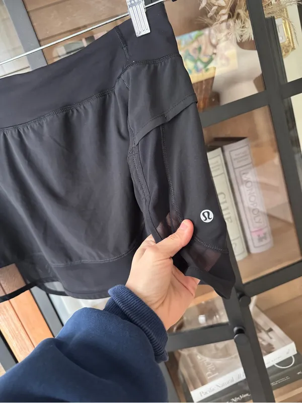 Lululemon Hotty Hot Skirt II skort shorts tennis workout mesh mid rise - Image 7