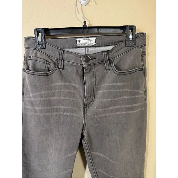 Free People stretchy gray wash jeans - Image 2