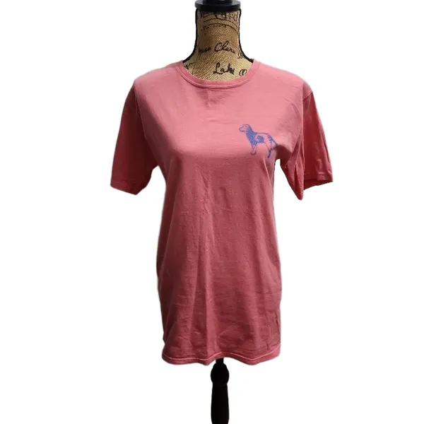 ComfortWash‎ TShirt Womens Size SmallPink Short Sleeve Dog Logo Y2K Graphic - Image 3