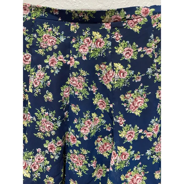 Show Me Your Mumu Blue Floral Mini Skirt Sz S Preppy Girly Flirty - Image 7