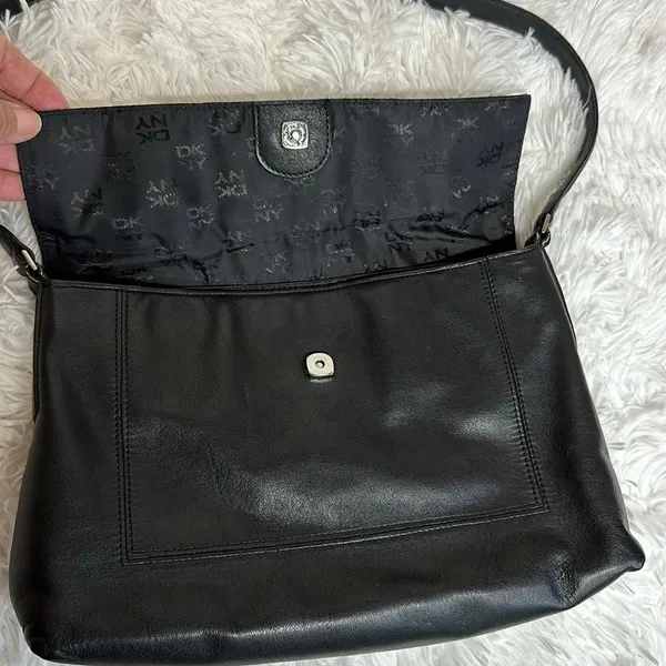 Leather Foldover Bag - Image 3