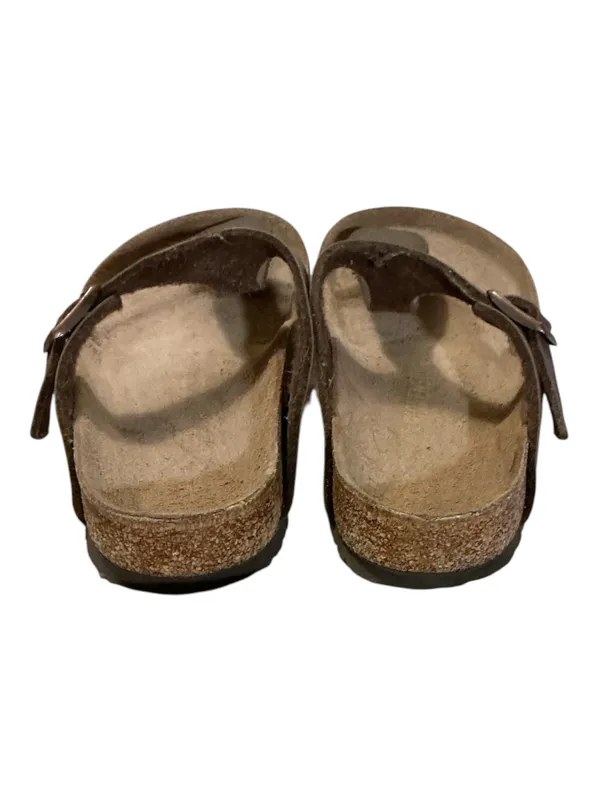 Title: Birkenstock Gizeh Mocha Thong Sandals - Size 38 (US Women's 7) - Image 4