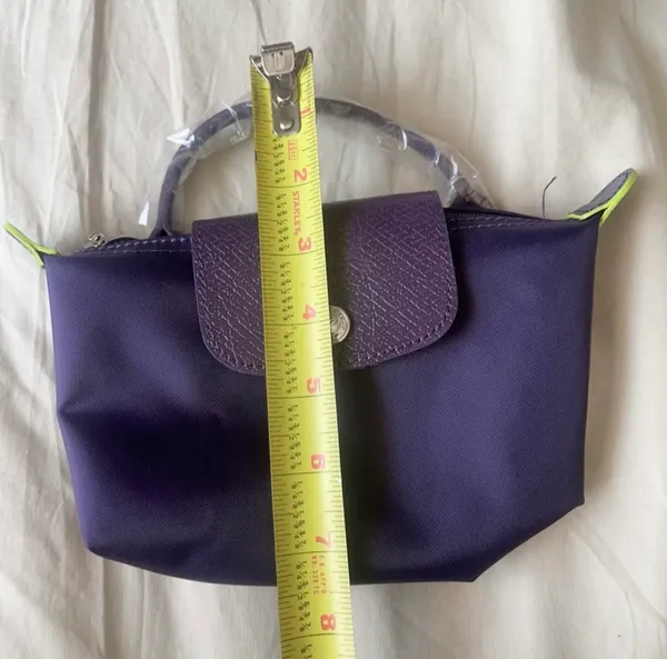 Longchamp Mini Bag Top Handle Crossbody w/ Added Strap - Image 3