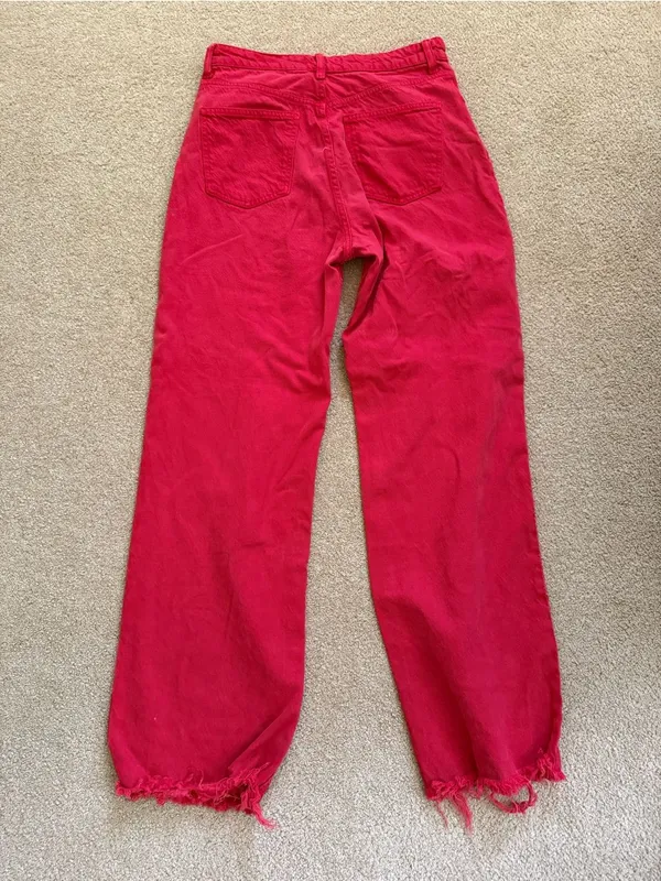 ZARA Women’s Red Jeans - Image 5