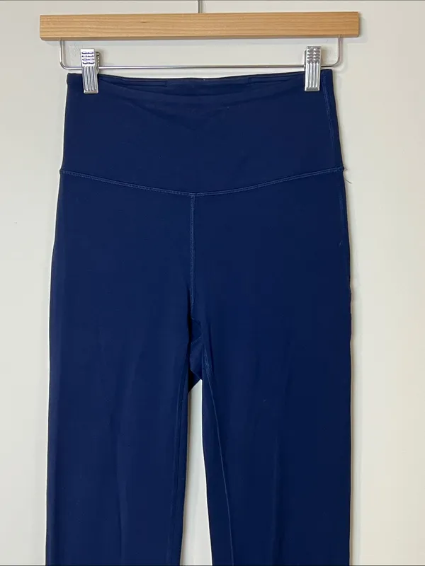 Lululemon Flare Pants Groove Align Navy Blue Size 4 Long‎ - Image 2