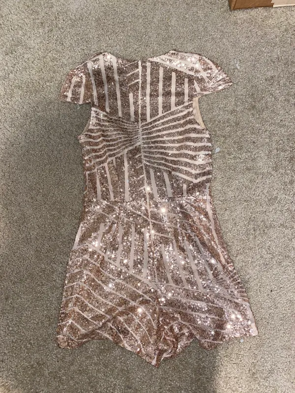 Charlotte Russe Glitter Party Romper - Image 3