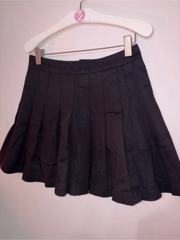 Hesperus Black Pleated Mini Skirt - Image 2