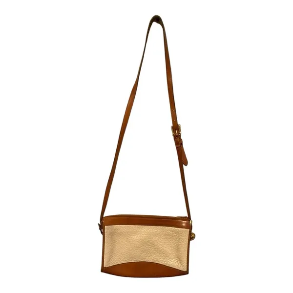 Vintage Dooney‎ Leather Shoulder Bag Brown - Image 3