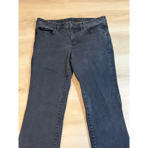 Tory Burch Classic Boot Black 30 Womens Bootcut Stretch Denim‎ Jeans - Image 11