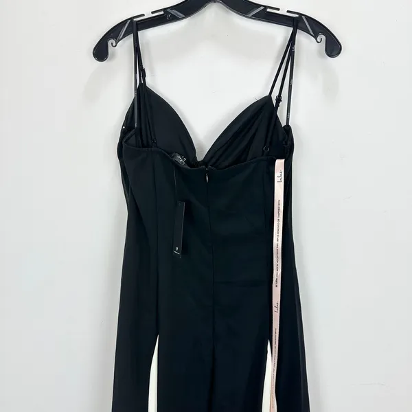 Lulus Elisha Black and White Sleeveless Maxi Dress Formal Evening XL NWT - Image 11