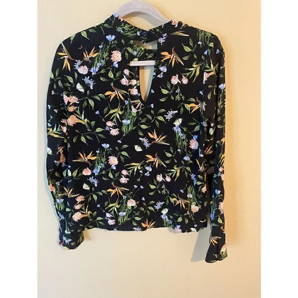 Ethereal long sleeve floral blouse - Image 2