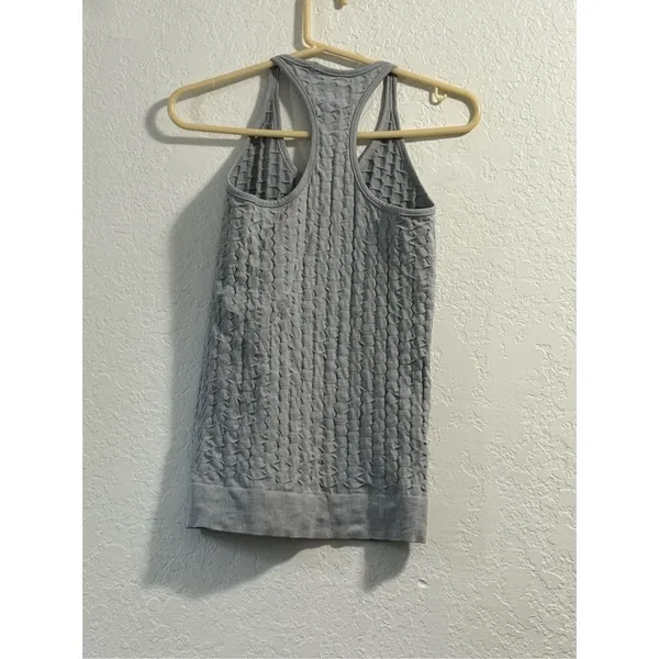 Athleta EPITOMIZE TANK Top Shirt quilted heather gray S - Image 5