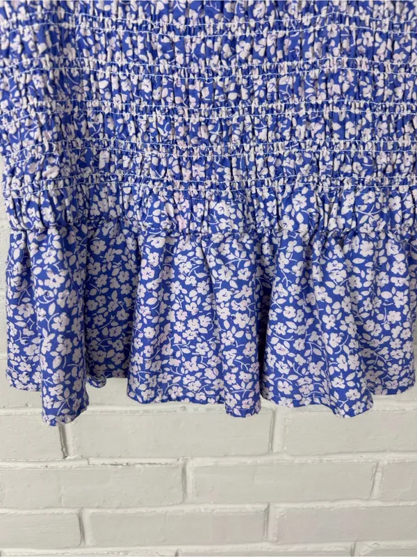 Altar’d State Floral Print Smocked Top Size M - Image 5