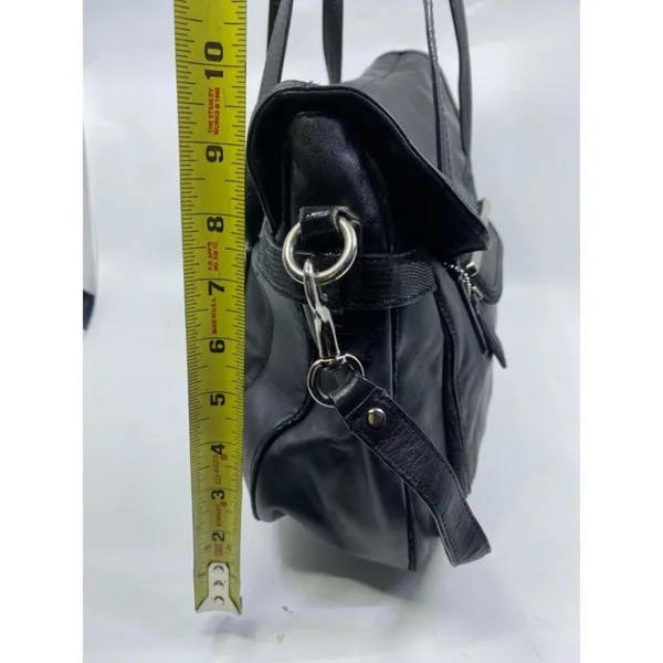 COACH Medium/ Large Leather Black Shoulder Bag - Image 6