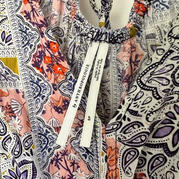 Anthropologie Women’s Small Geometric Bohemian Fit and Flare Dress - Image 3