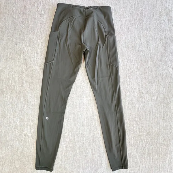 Lululemon Speed Up Tight Women 6 Legging‎ Full On Luxtreme Olive High Rise Yoga - Image 4