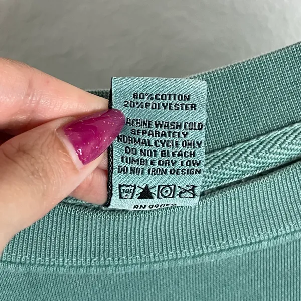 Nurse Crewneck Sweatshirt Green Size XL - Image 8