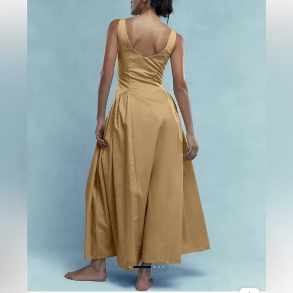 MISSGUIDED Corset Bust Ball Gown Style Tank Maxi Size M - Image 9