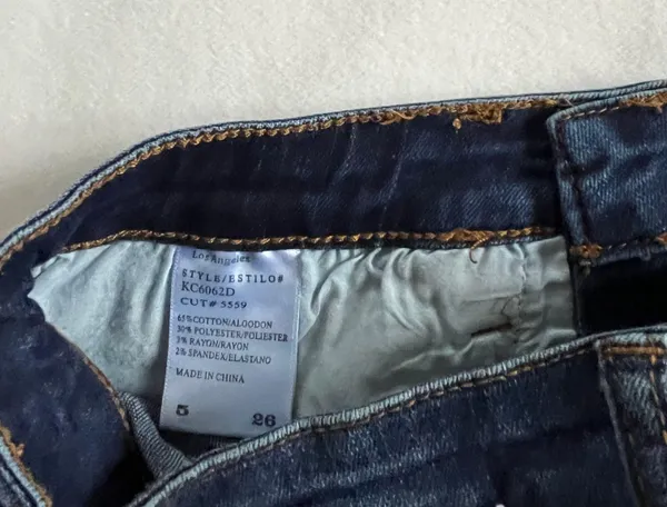 Kancan denim mini skirt frayed hem (26) - Image 3