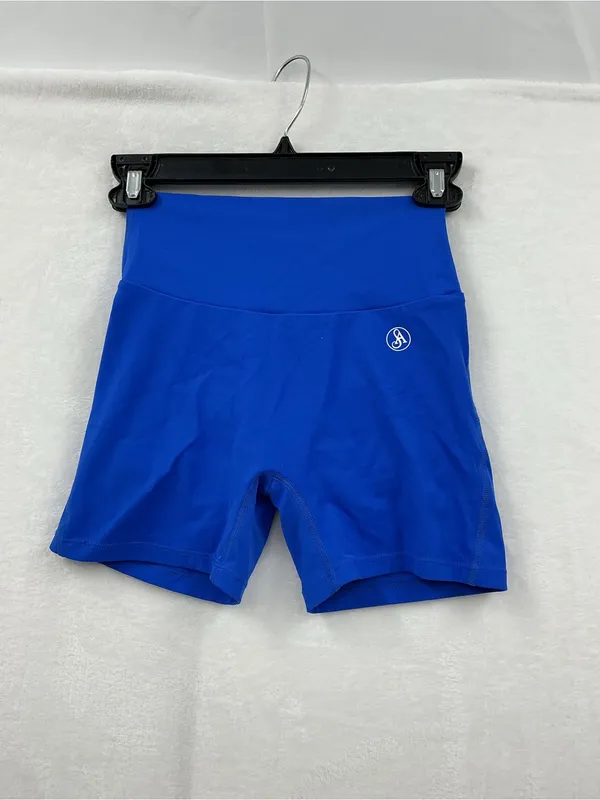 Allure High-Waist Bike Shorts in Cobalt Blue 955 - Image 2