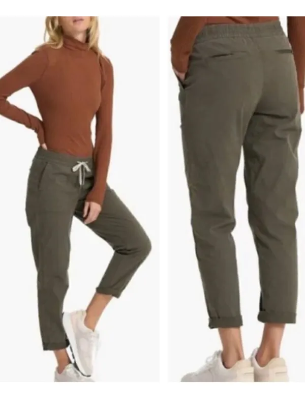 Vuori Ripstop Pant Oregano Olive Green - Image 4