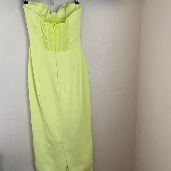 House‎ of CB Lucila Neon Strapless Corset Midi Dress Size XS NWOT - Image 8
