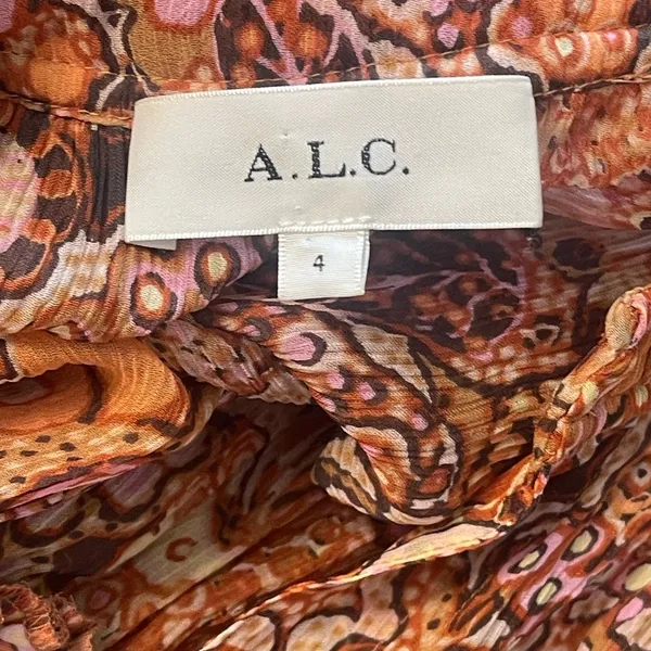 A.L.C.‎ Carly Silk Floral Mini Dress - Image 13