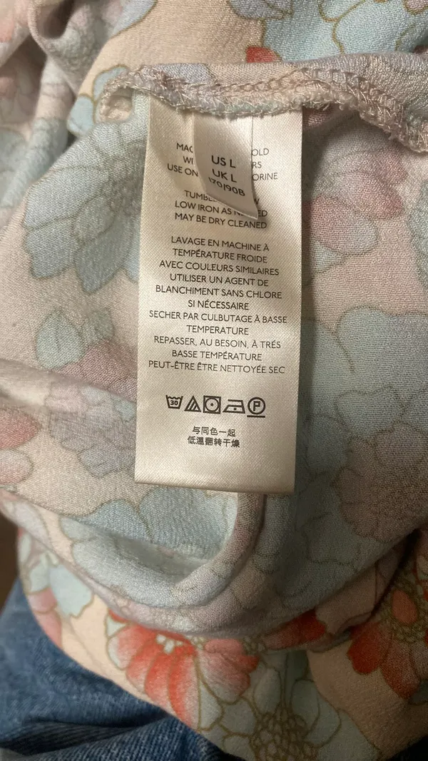 Fairycore Free People That’s A Wrap Sky Combo Maxi Skirt - Image 2
