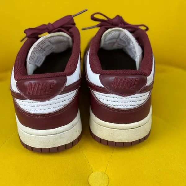 Vintage 1999 Nike Dunk Low White Team Red No Box Size 7.5 - Image 3