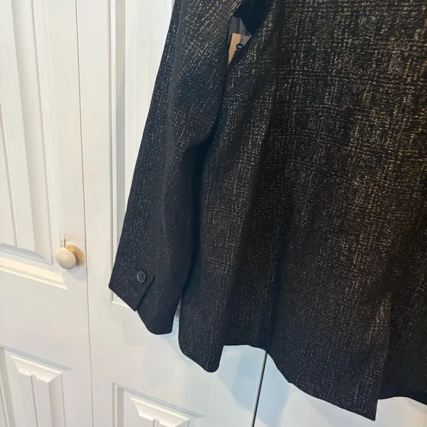 Old Navy Black Shimmer Jacket Size XL Tall‎ - Image 3