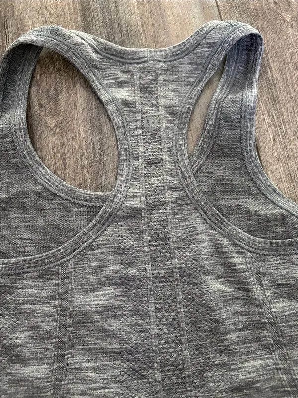 Lululemon | Gray Swiftly Tech Full Length Workout Activewear Fitness Tank Top- 4 - Image 6