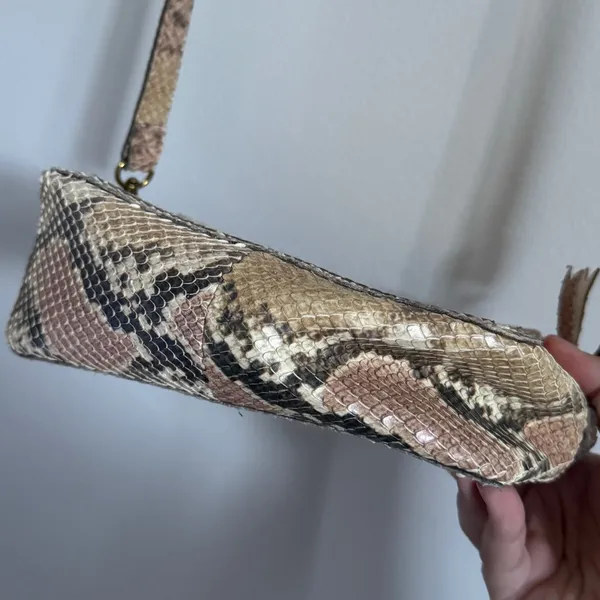 Madewell Transport Snakeskin Camera Bag Crossbody Purse - Image 7