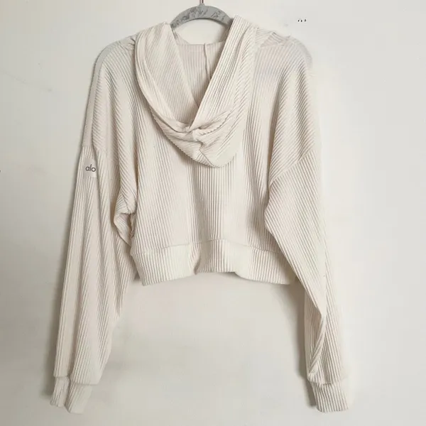 Alo Yoga Muse Hoodie Ivory S - Image 6