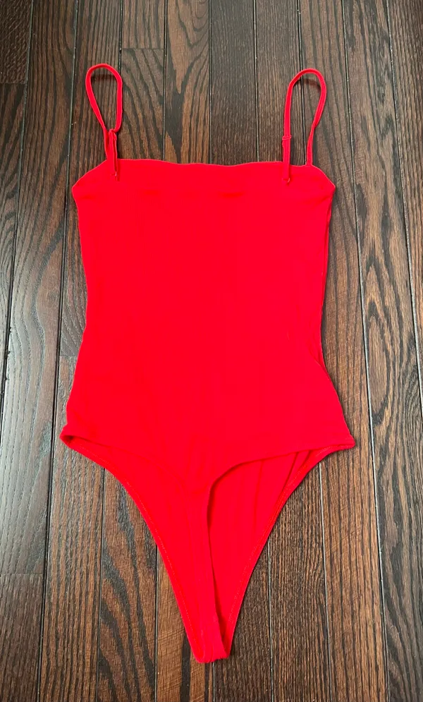 Aritzia Sunday Best Red Bodysuit - Image 2